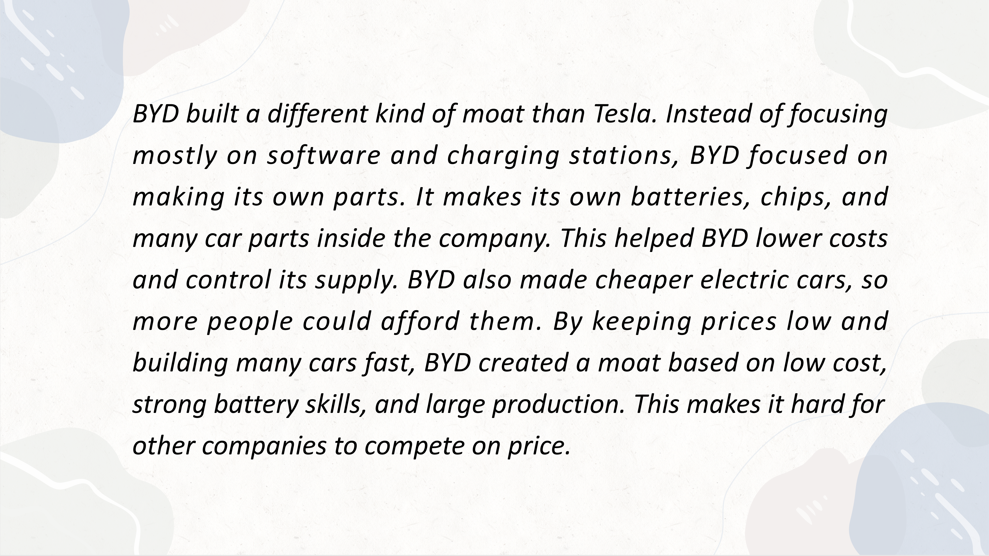 Student Writing Sample 6